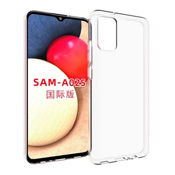 Samsung A02s stødabsorberende blødt etui Enkelt Transparent