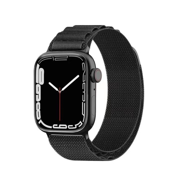 Slitstarkt Armband i Nylon för Apple Watch 38/40/41mm Vitgrå