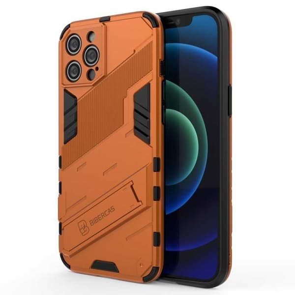 iPhone 13 Pro Max Iskunkestävä kotelo jalustalla ThinArmor V2 Svart