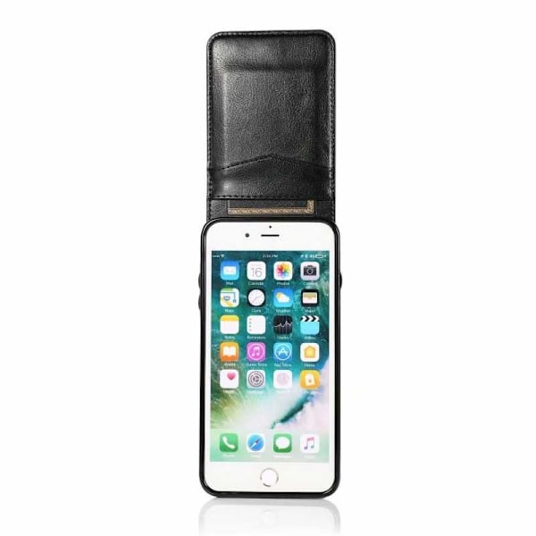 iPhone 7 Plus / 8 Plus Mobilskal Korthållare 6-FACK Retro V3 Rosenguld