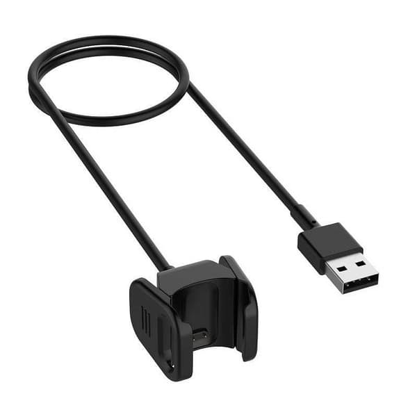 Laddare Fitbit Charge 3 / Charge 4 Svart