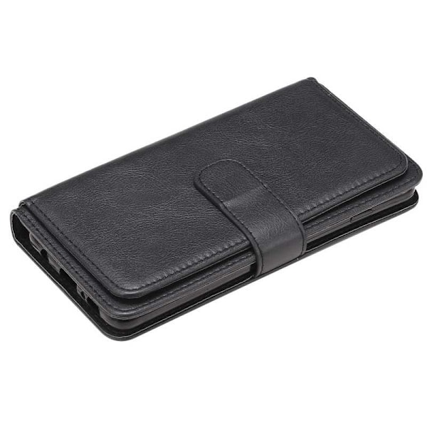 Samsung S10 Praktisk Plånboksfodral med 11-Fack Array V2 Svart