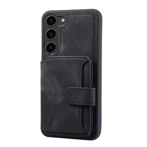 Samsung S23 Plus Stöttåligt Premium Skal RFID 7-FACK Solid V6 Nordcell™ Svart
