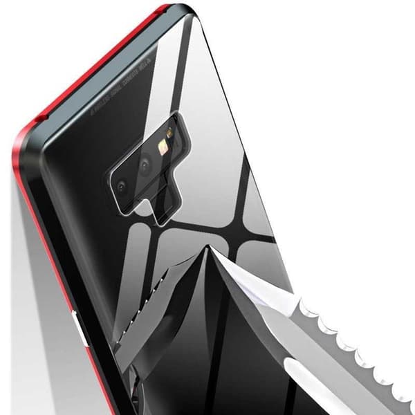 Samsung Note 9 Heltäckande Premium Skal Glassback V4 Transparent