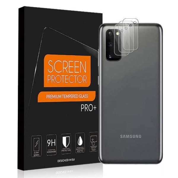 2-PACK Samsung Galaxy S20 -kamerasuojaus Linssin suoja Transparent