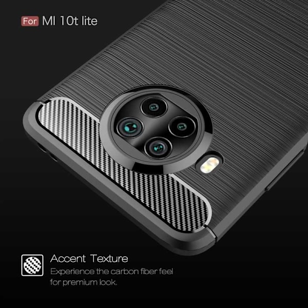 Xiaomi Mi 10T Lite Shockproof Shell SlimCarbon Black