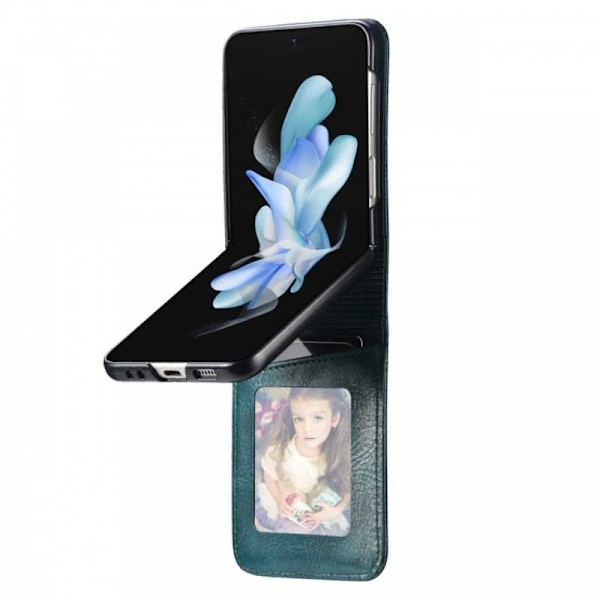 Pungetui med 4 RUM Samsung Z Flip 5 - Grøn