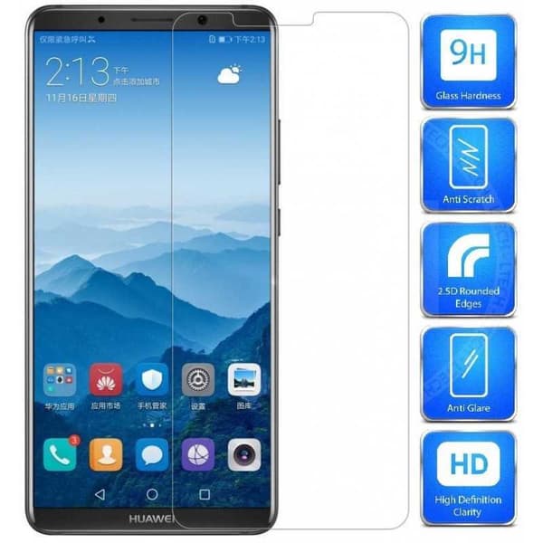 2-PACK Mate 10 Lite Härdat glas 0.26mm 2.5D 9H Transparent