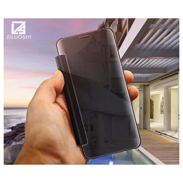 Samsung S9 Flipfodral Clear View Standing Rocket Silver