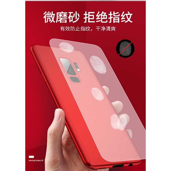 Samsung S9 Plus | 360° 3in1 FullCover Shell inkl. Skærmbeskytter Svart