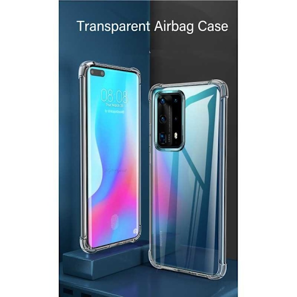 Huawei P40 Pro stødabsorberende silikone Shell Shockr Transparent