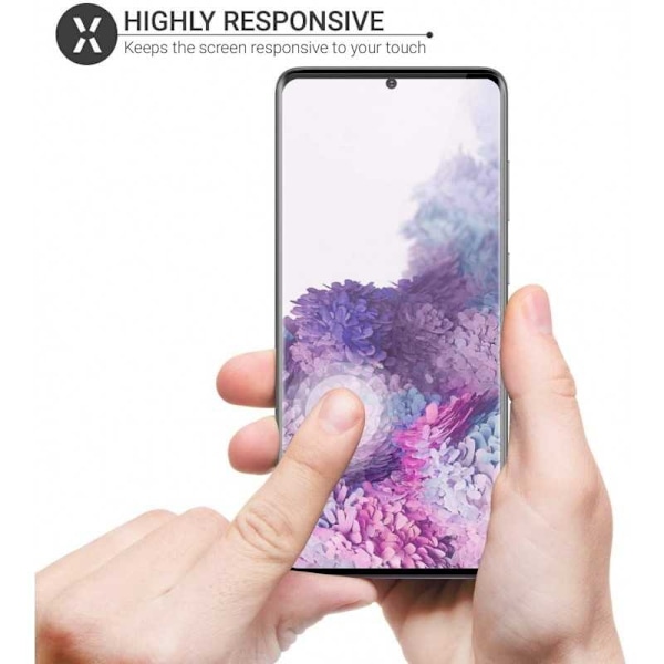2-PACK Samsung S20 FE FullFrame 0.26mm 3D 9H Härdat Glas Transparent