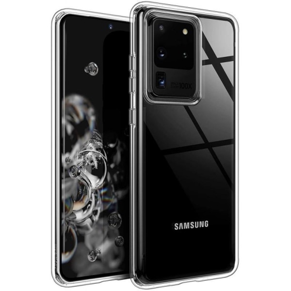 Samsung S20 Ultra stødabsorberende ridsefrit cover Black