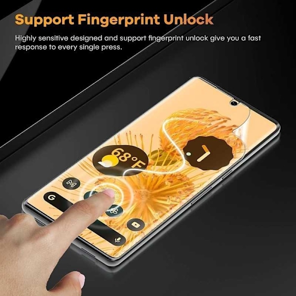 3-PACK Google Pixel 8a Premium Skärmskydd CrystalClear