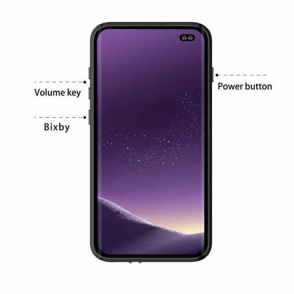 Samsung S10 Full Coverage Vedenpitävä Premium Suoja - 3m Transparent