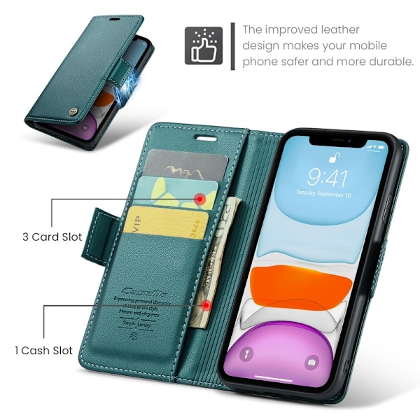 CaseMe Skin Pro Fodral iPhone 11 - Grön