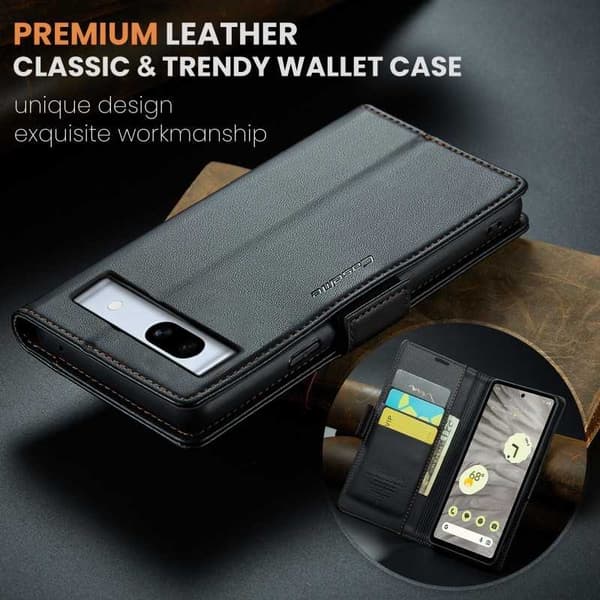 CaseMe Skin Pro Case Google Pixel 7a Black
