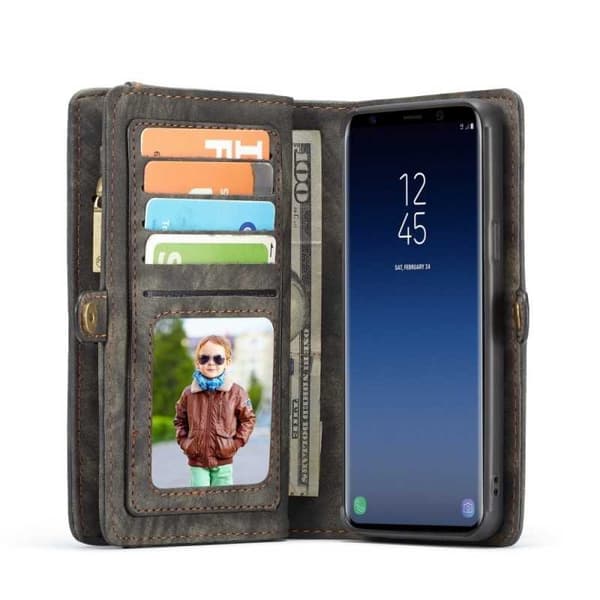 Multi-slot Flipfodral Samsung Galaxy S9 Plus Svart