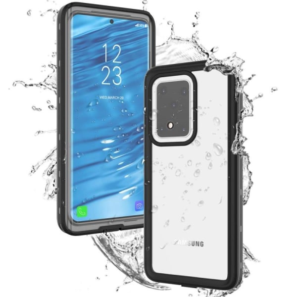 Samsung Galaxy S20 Ultra Full Vanntett Premium Deksel - 2m Transparent