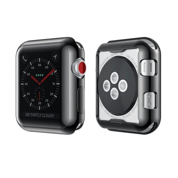 Apple Watch Series 6 40mm Exclusive Full Cover Metallic Cover Black