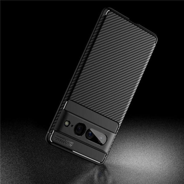 Pixel 7 Pro Støtsikker Slim Cover FullCarbon V4 Black