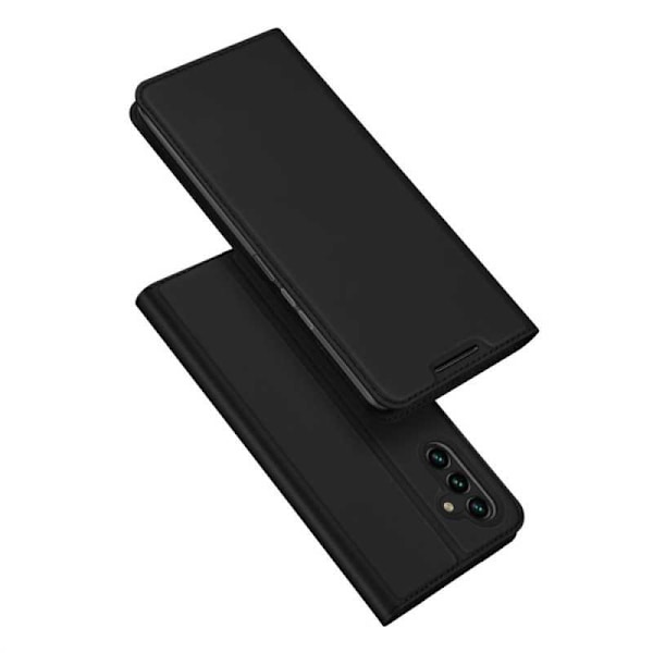 Samsung A34 5G Flip Case Smooth -korttipaikka Black