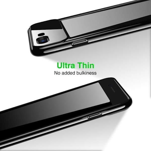 iPhone 7 Plus Ultra Thin Iskuja vaimentava Shell Blanc Svart