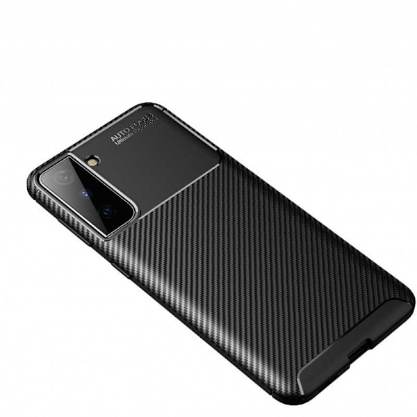 Samsung S21 Plus Stöttåligt Slimmat Skal FullCarbon V4 Svart