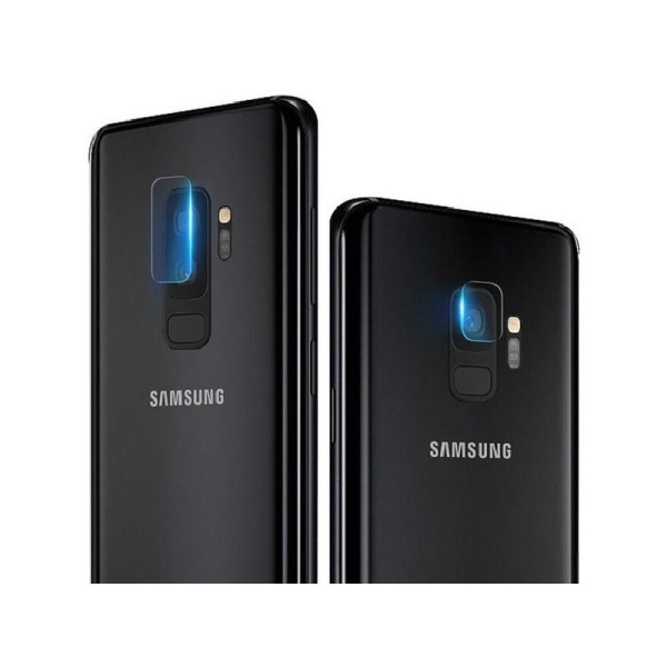 2-PACK Samsung S9 Plus kameralinsedeksel Transparent