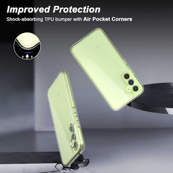 Samsung A14 5G / 4G stødabsorberende blødt cover Simple® Transparent