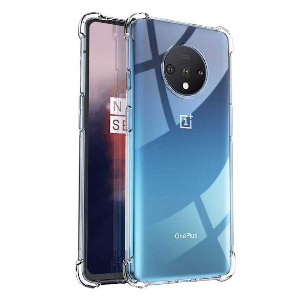 OnePlus 7T stødabsorberende silikoneskal Shockr Transparent