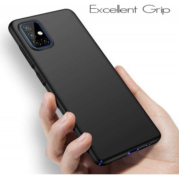 Samsung A51 Ultra tyndt matsort cover Basic V2 Black