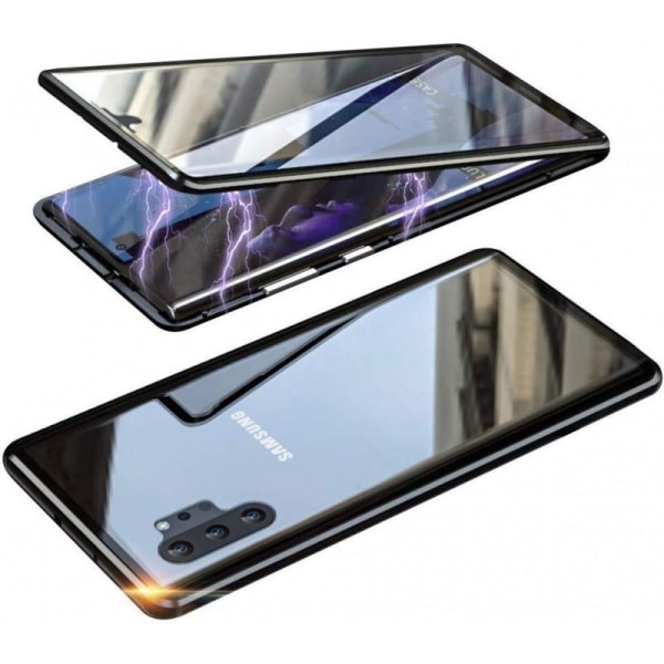 Samsung Note 10 Plus Heltäckande Premium Skal Glassback V4 Transparent