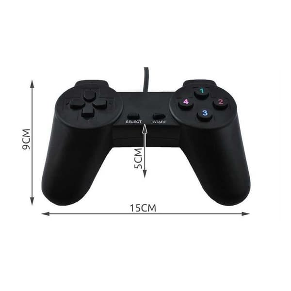 Spelkontroll för PC USB Svart