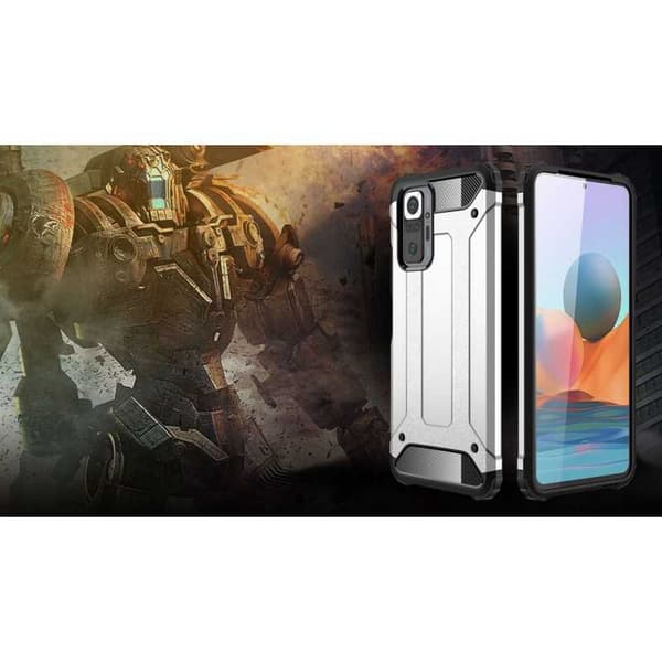 Xiaomi Redmi Note 10 Pro Stöttåligt Skal SlimArmor Svart