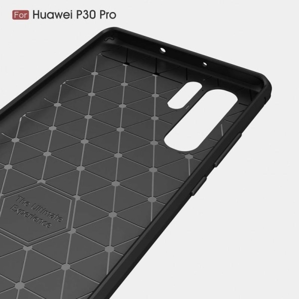 Huawei P30 Pro Iskunkestävä Iskunvaimennuskuori SlimCarbon Black