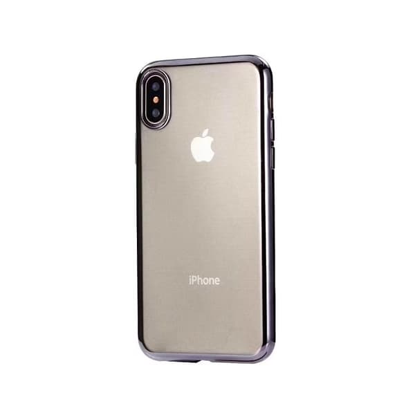 iPhone XR iskuja vaimentava kumikotelo Rosenguld