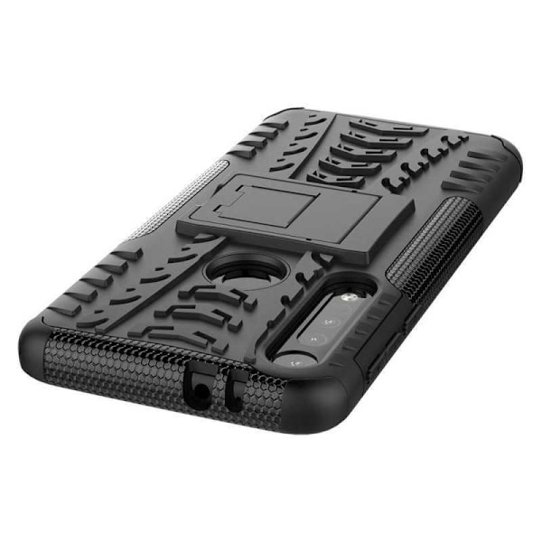 Motorola One Macro iskunkestävä kotelo Active-tuella Black