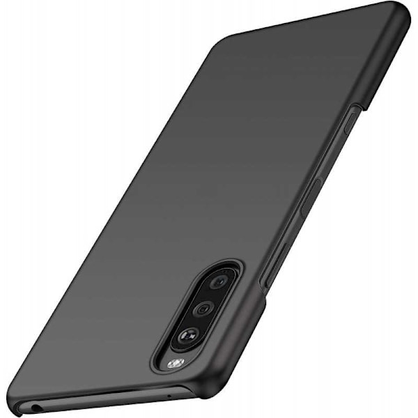 Xperia 10 V Ultra-ohut kumipinnoitettu Mattavärinen Basic V2 Black