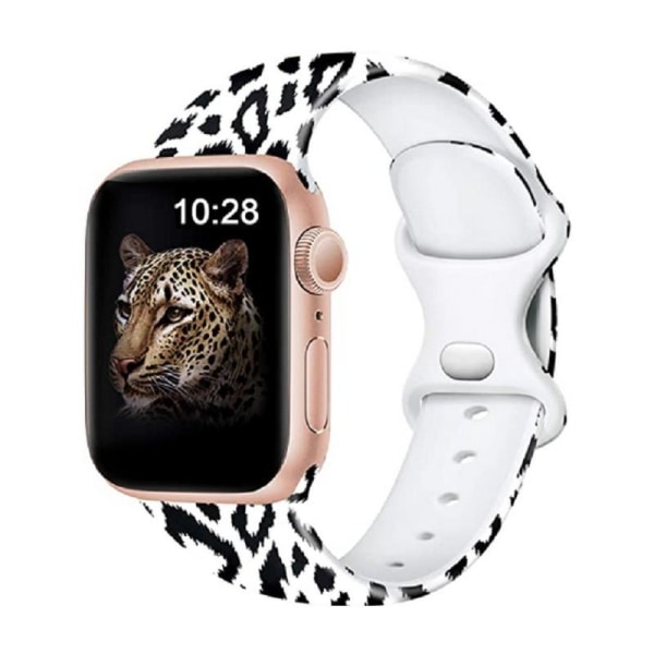 Apple Watch 38 mm / 40 mm / 41 mm Trendy Premium Armbånd Leopard