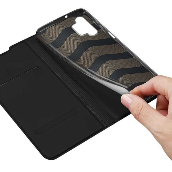 Samsung A53 5G Flip Case Smooth -korttipaikka Black