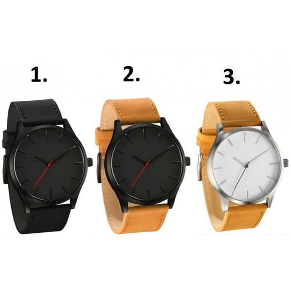 Tyylikäs retrokello NaN Black Variant 3
