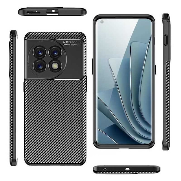 OnePlus 11 5G Stöttåligt Slimmat Skal FullCarbon V4 Svart