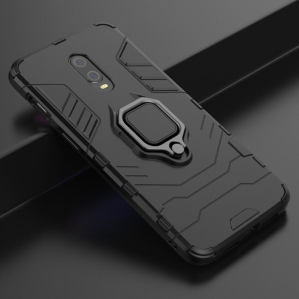 OnePlus 7 Shockproof Cover med Ring Holder ThinArmor Black