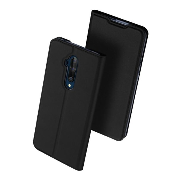 OnePlus 7T Pro Flip Case Skin Pro korttilokerolla Black
