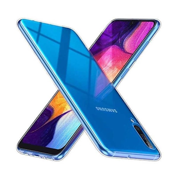 Samsung A50 Stöttåligt Genomskinligt Skal Simple (SM-A505FN) Transparent