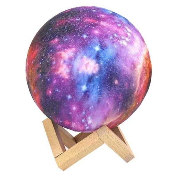 3D Moon Yövalo 20 eri tilassa Multicolor