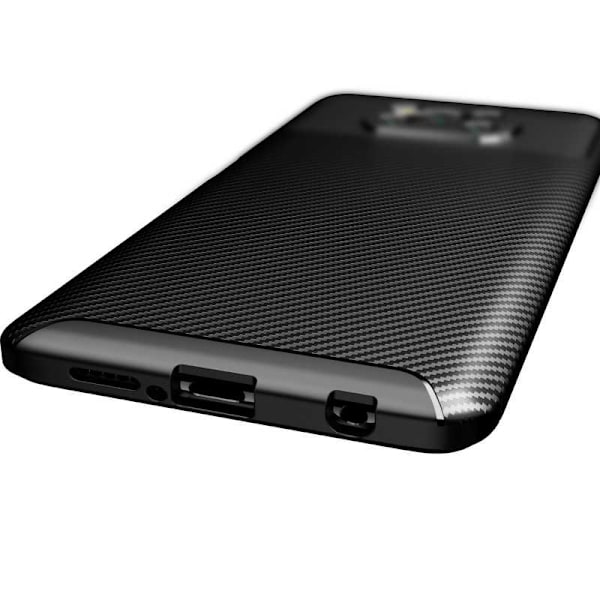 Xiaomi Poco X3 NFC stødsikkert slankt cover FullCarbon V4 Black