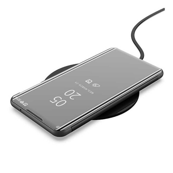 Samsung S21 Plus Flipfodral Clear View Standing V2 Rocket Svart
