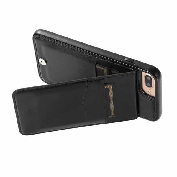 iPhone 7 Plus / 8 Plus Mobiilikotelo Korttiteline 6-FACK Retro V3 Rosenguld